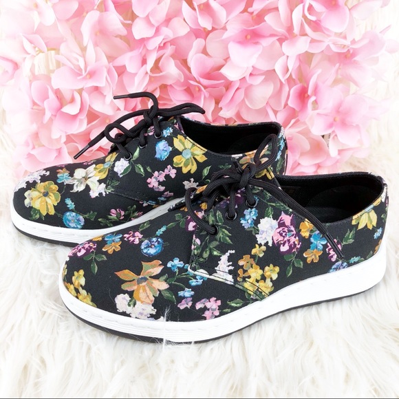 Dr. Martens Darcy Cavendish Floral Canvas Shoes 6 - Picture 2 of 6